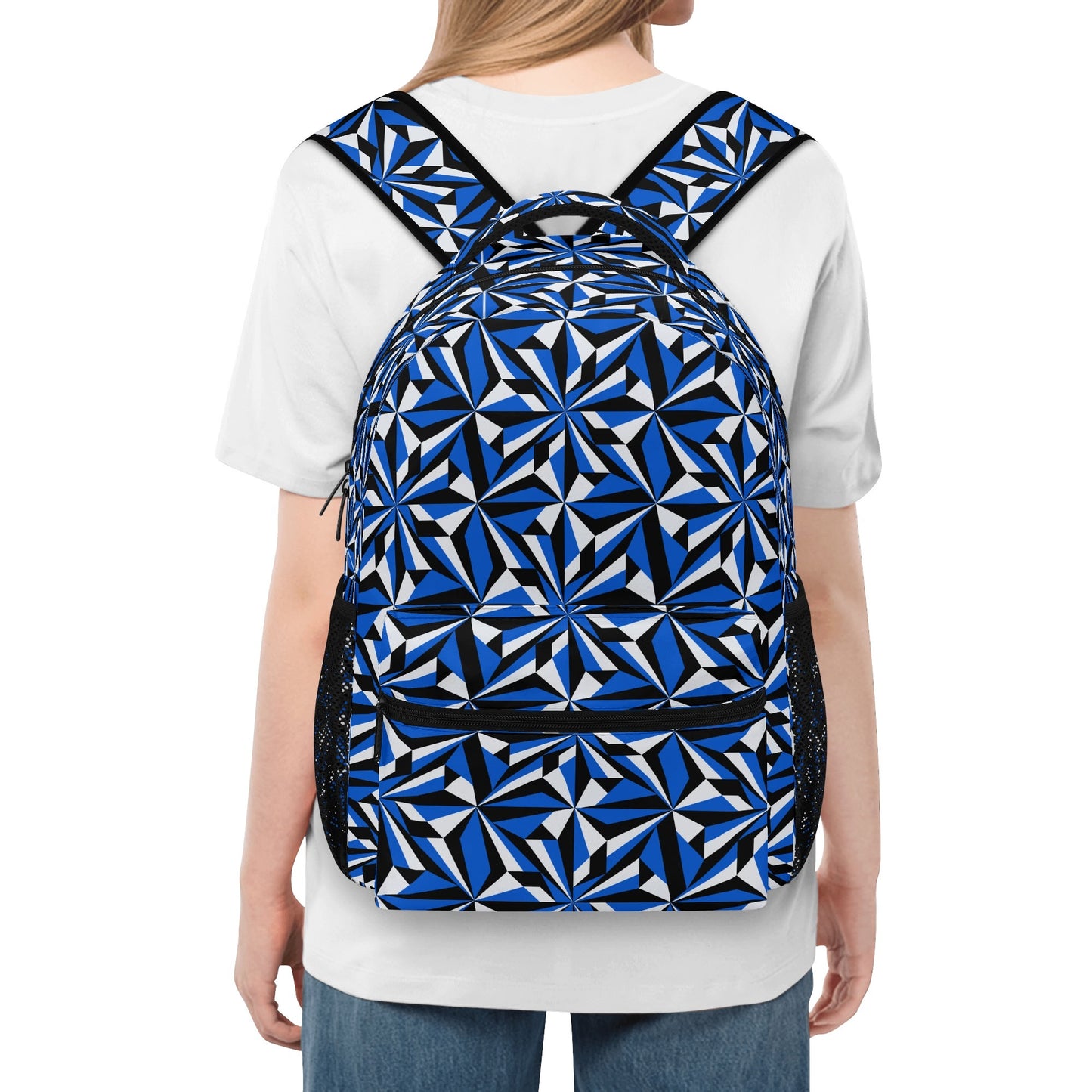 Desert Flower in Blue Backpack