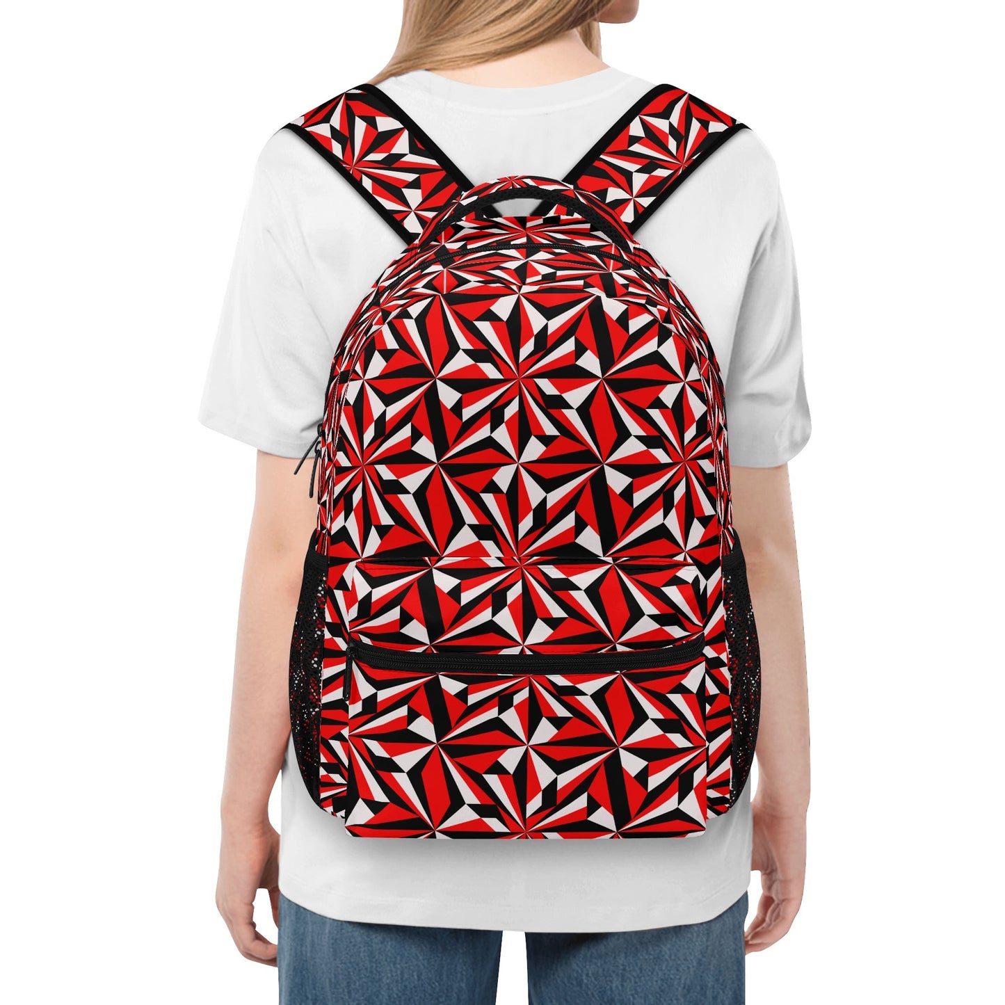 Desert Flower in Red Backpack