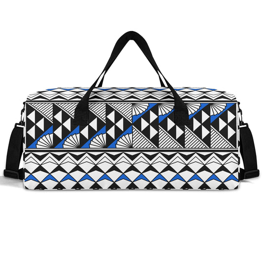 Sun and Rain in Blue Duffle Bag