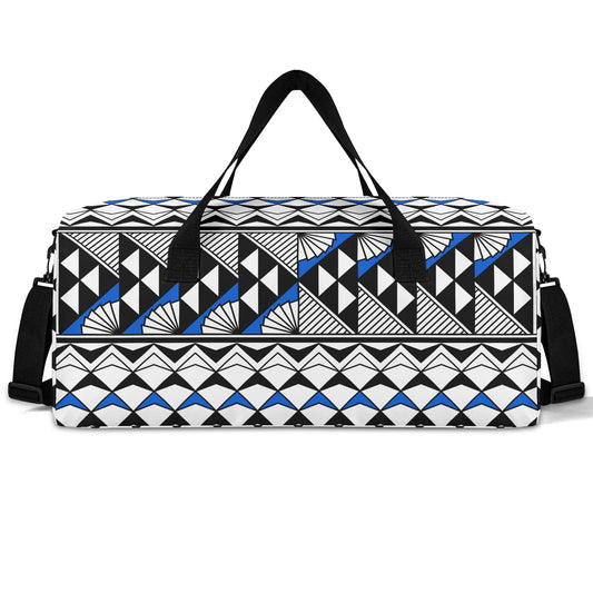 Sun and Rain in Blue Duffle Bag