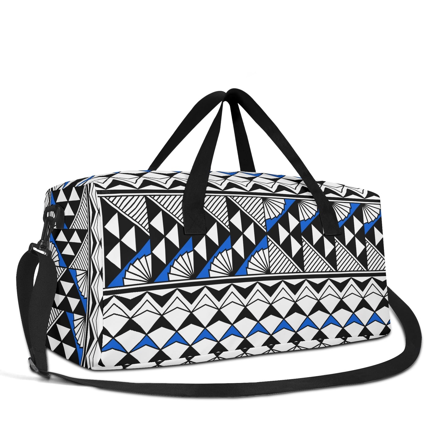Sun and Rain in Blue Duffle Bag