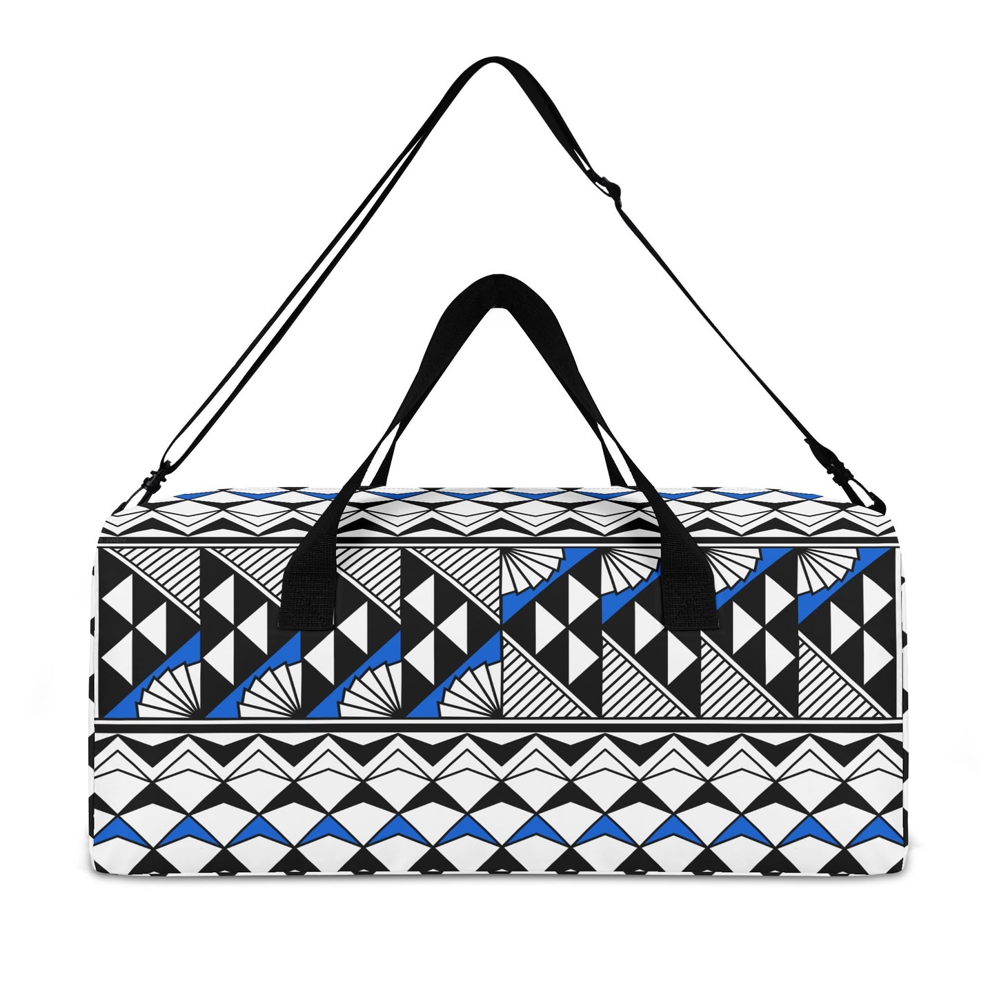 Sun and Rain in Blue Duffle Bag