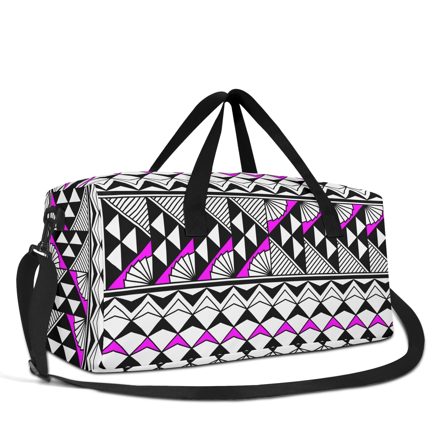 Sun and Rain in Pink Duffle Bag