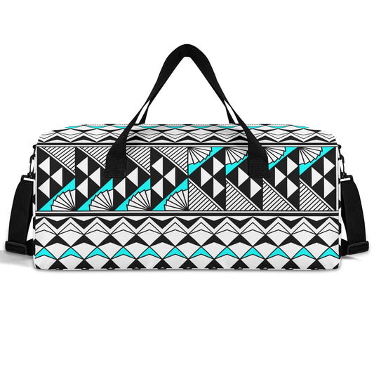 Sun and Rain in Turquoise Duffle Bag