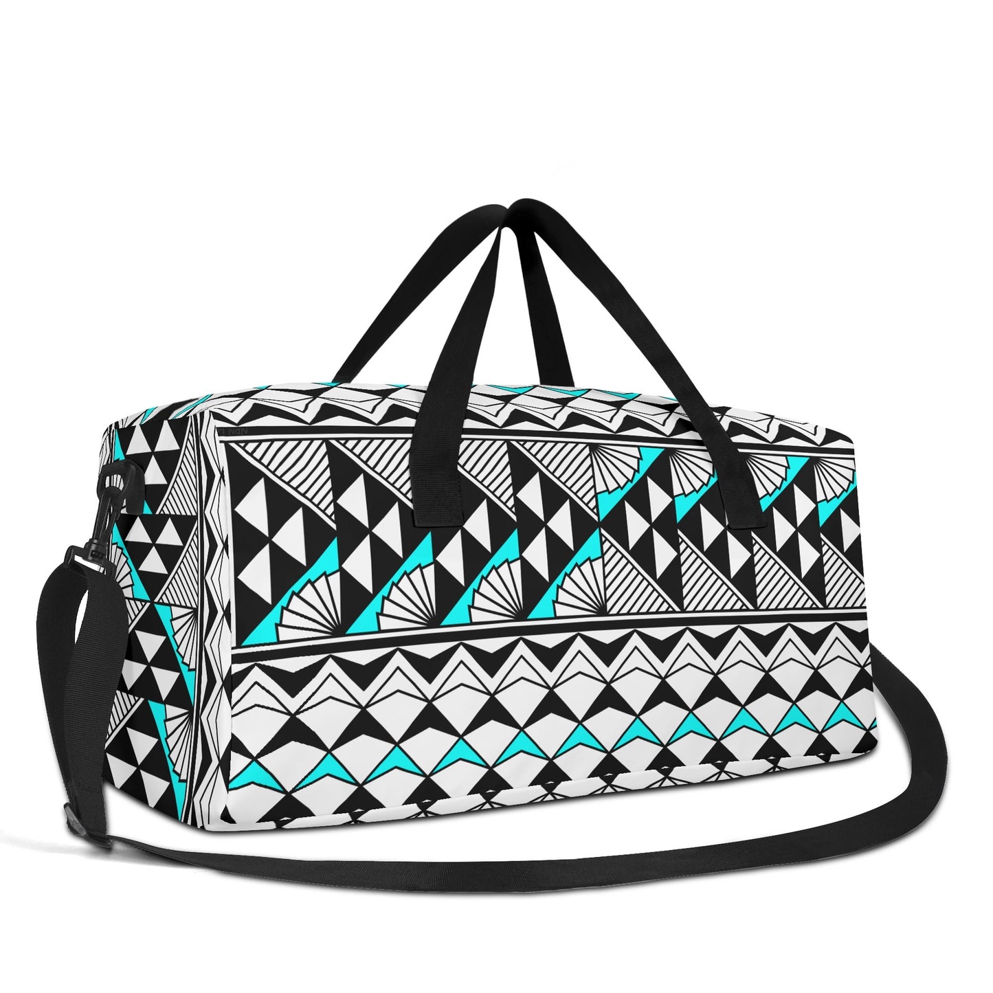 Sun and Rain in Turquoise Duffle Bag