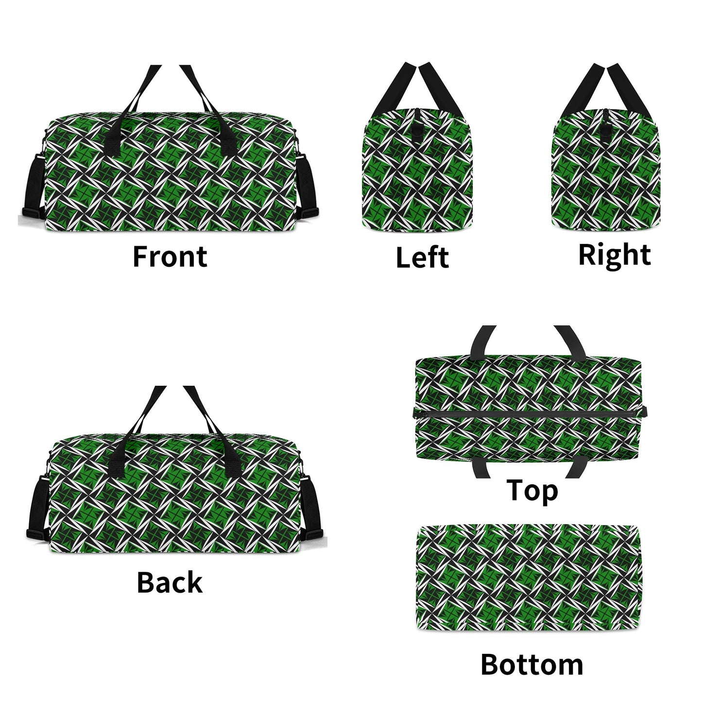 Sacred Winds in Green Duffle Bag