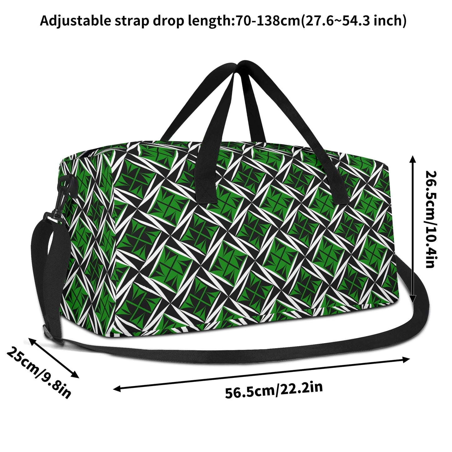 Sacred Winds in Green Duffle Bag