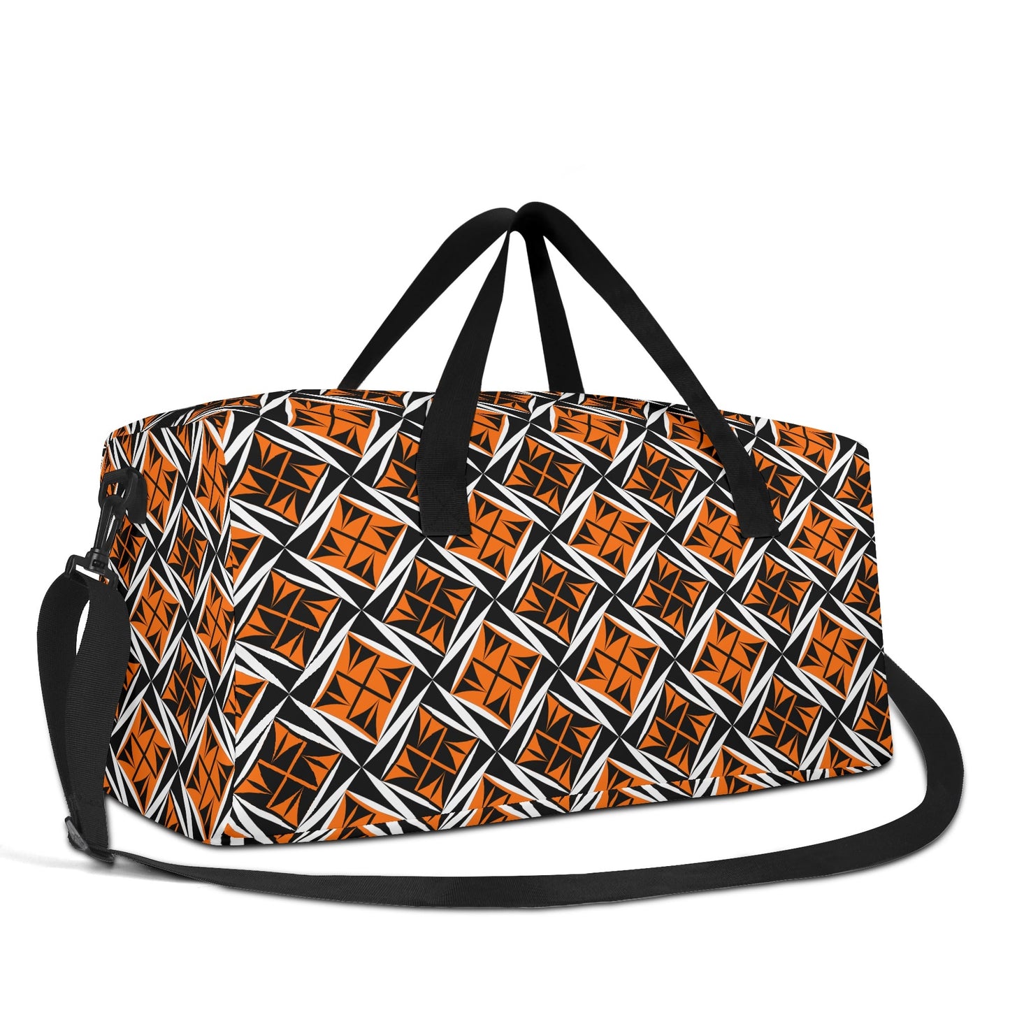 Sacred Winds in Orange Duffle Bag