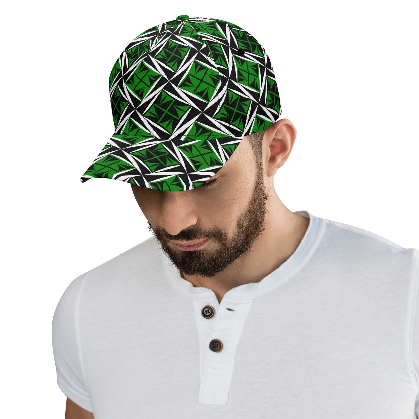 Sacred Winds in Green Baseball Cap