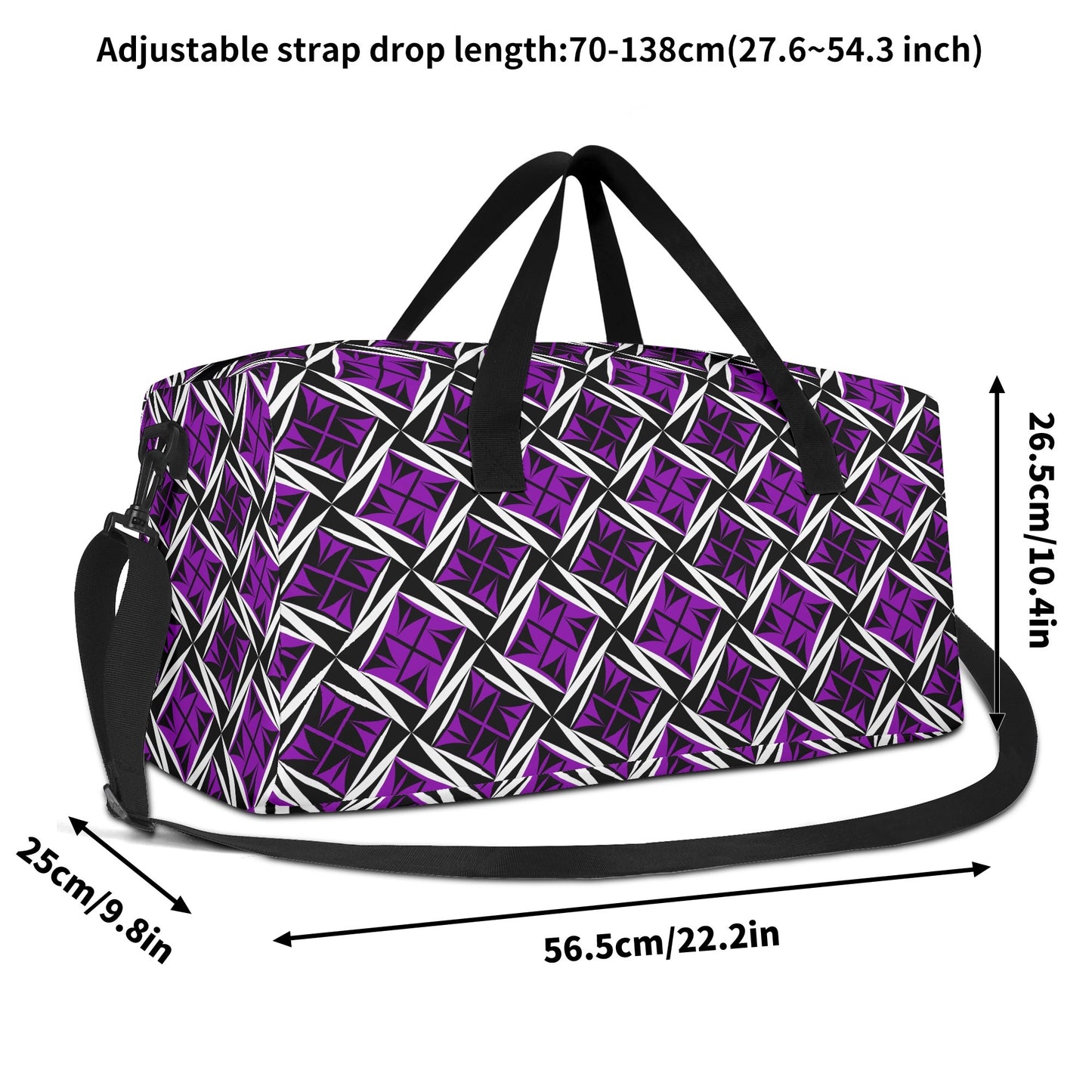 Sacred Winds in Purple Duffle Bag