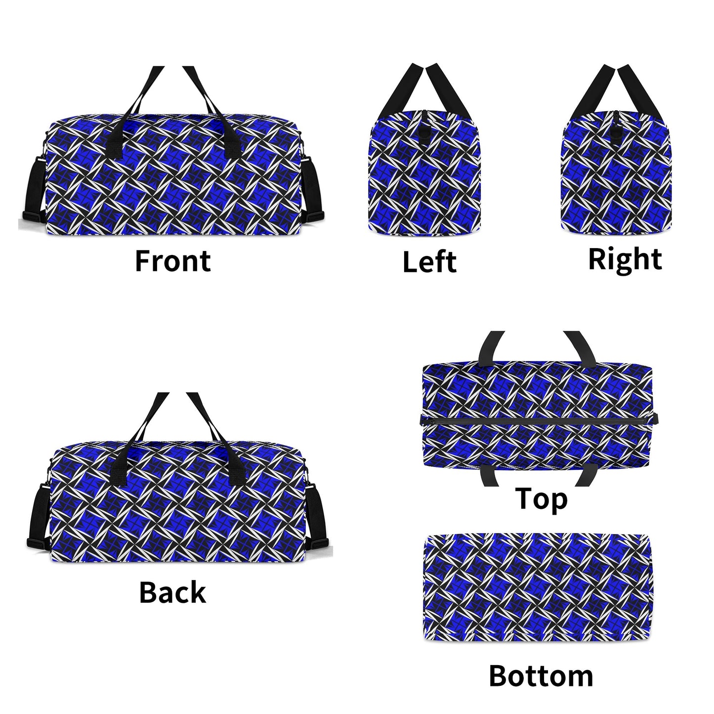 Sacred Winds in Blue Duffle Bag