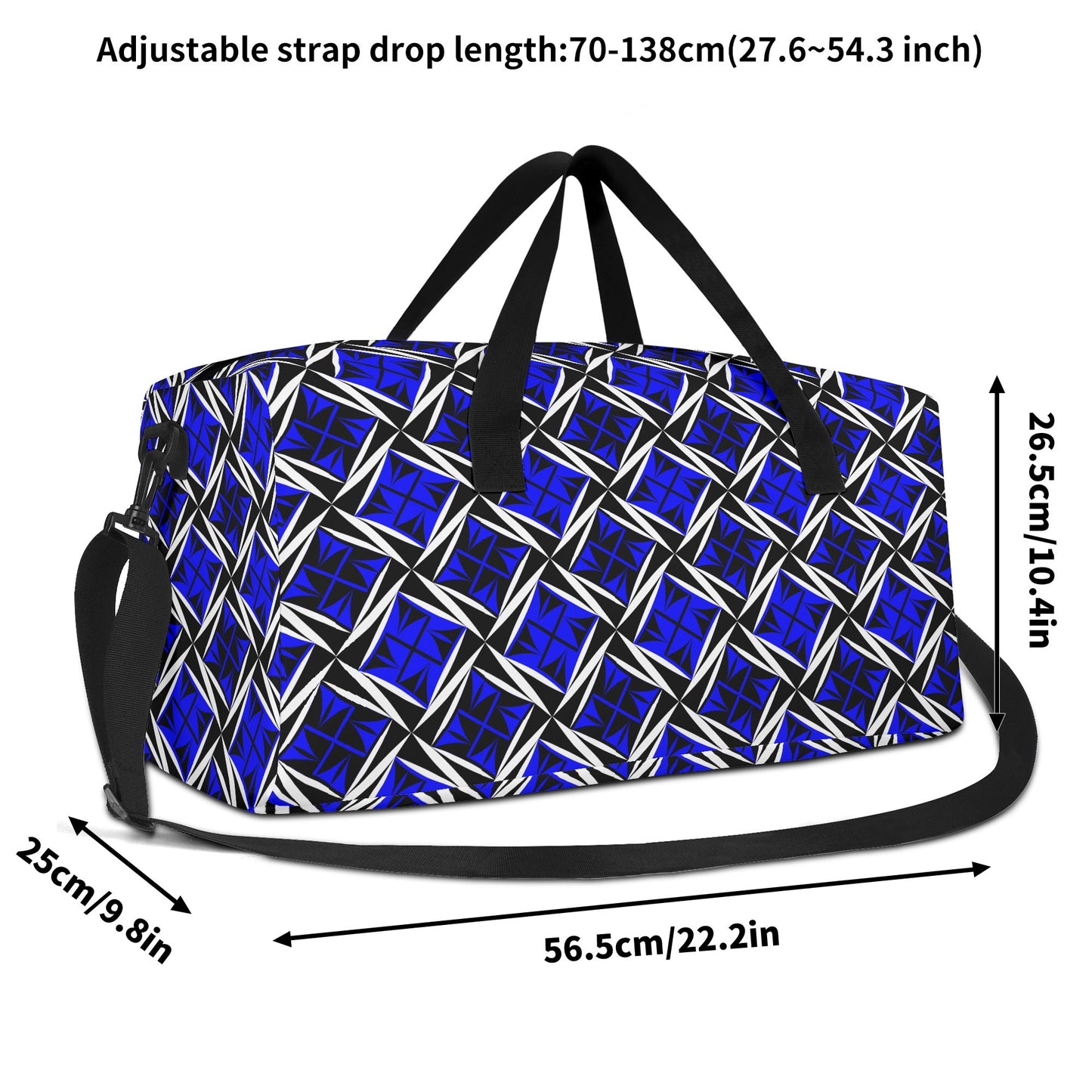Sacred Winds in Blue Duffle Bag