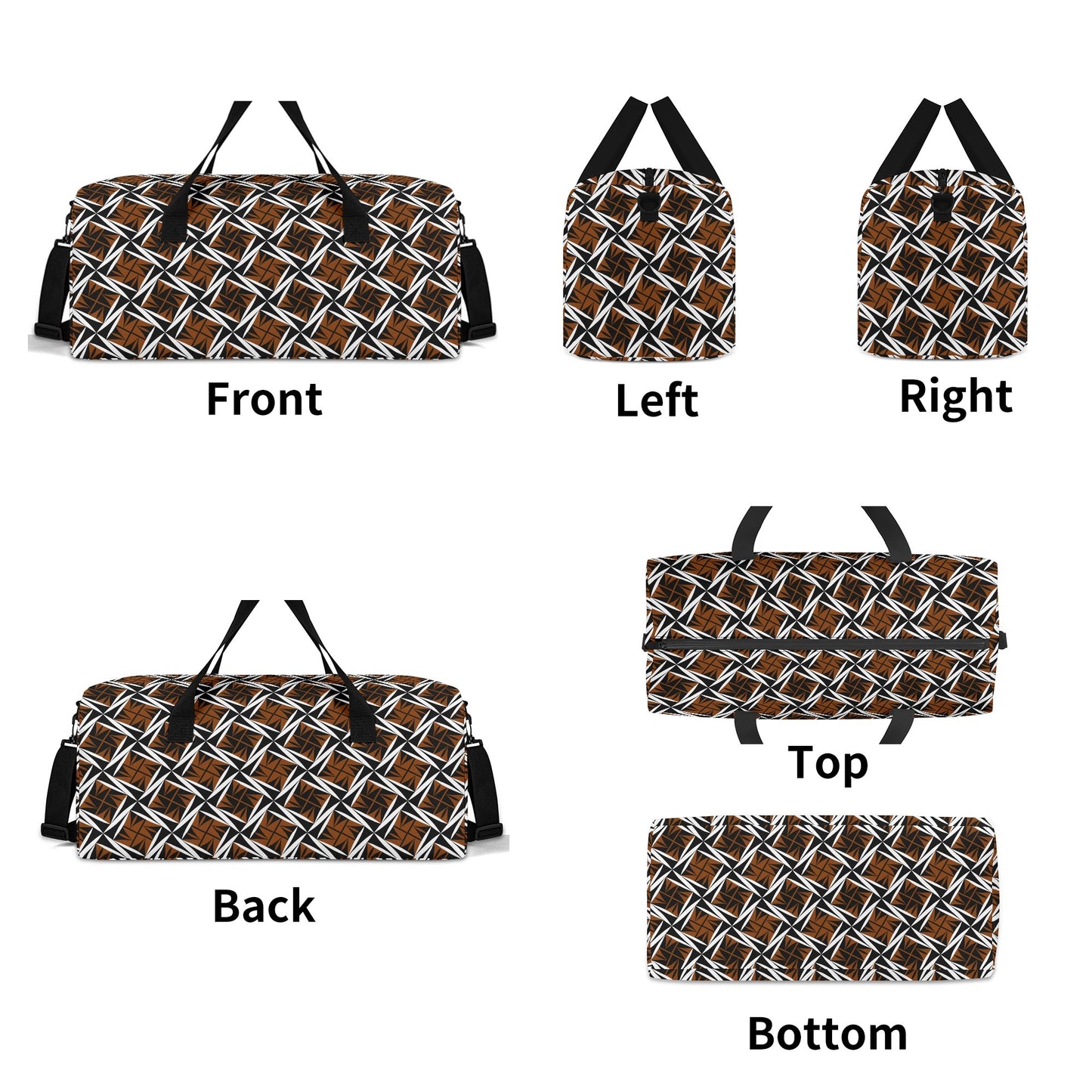 Sacred Winds in Rust Duffle Bag