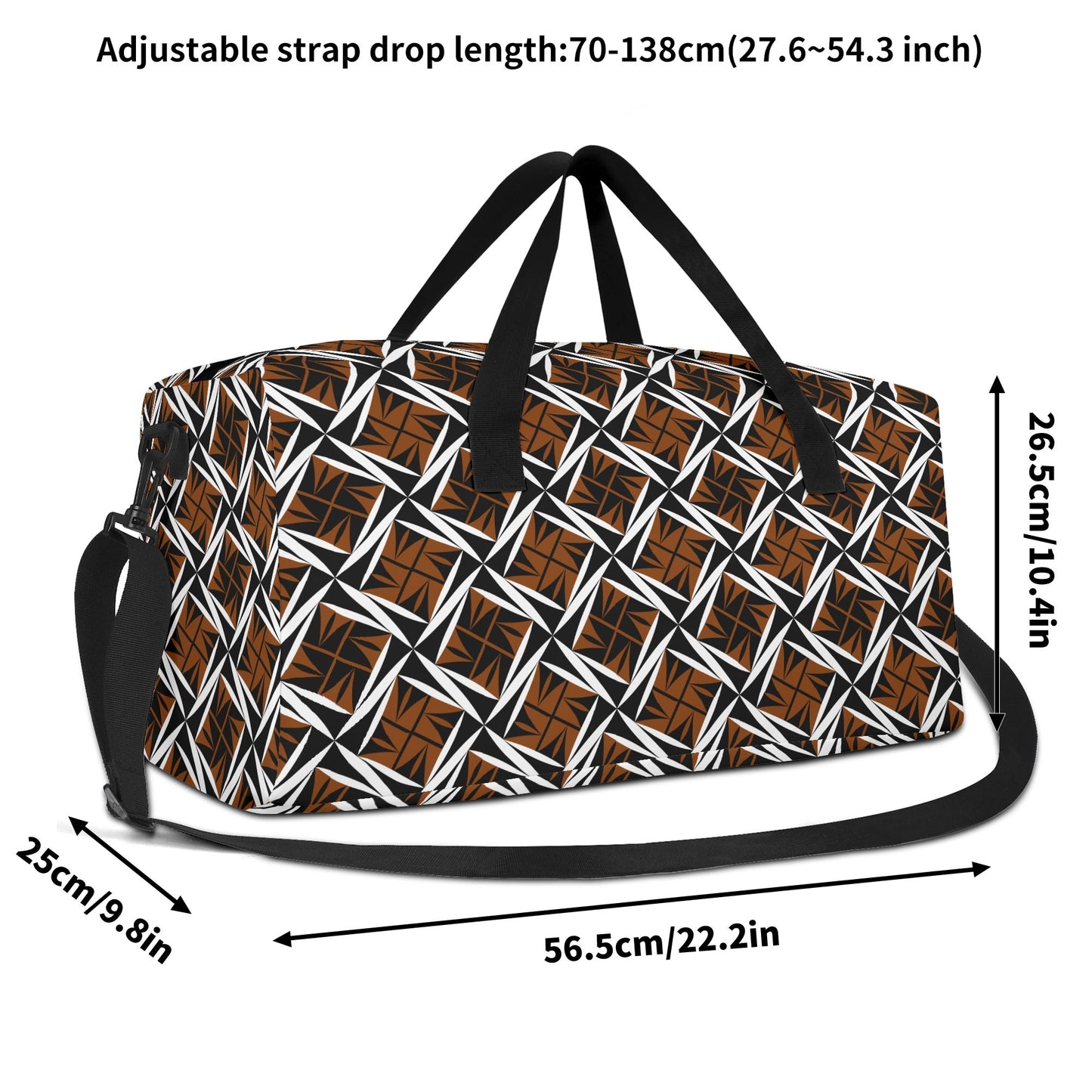 Sacred Winds in Rust Duffle Bag