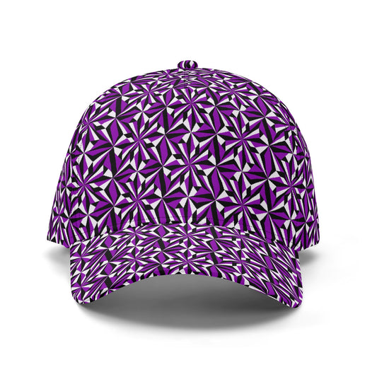 Desert Flower in Purple Baseball Cap