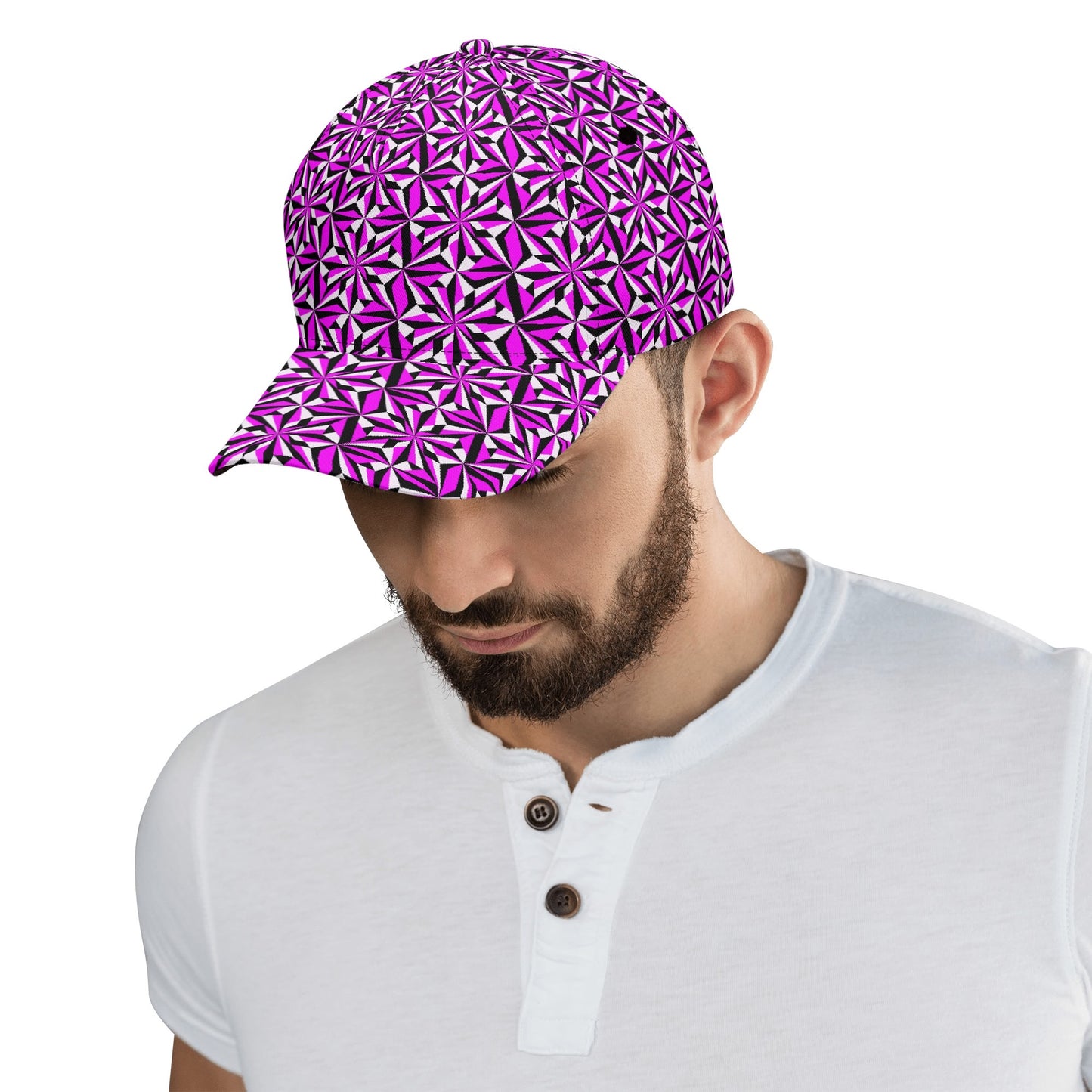 Desert Flower in Pink Baseball Cap