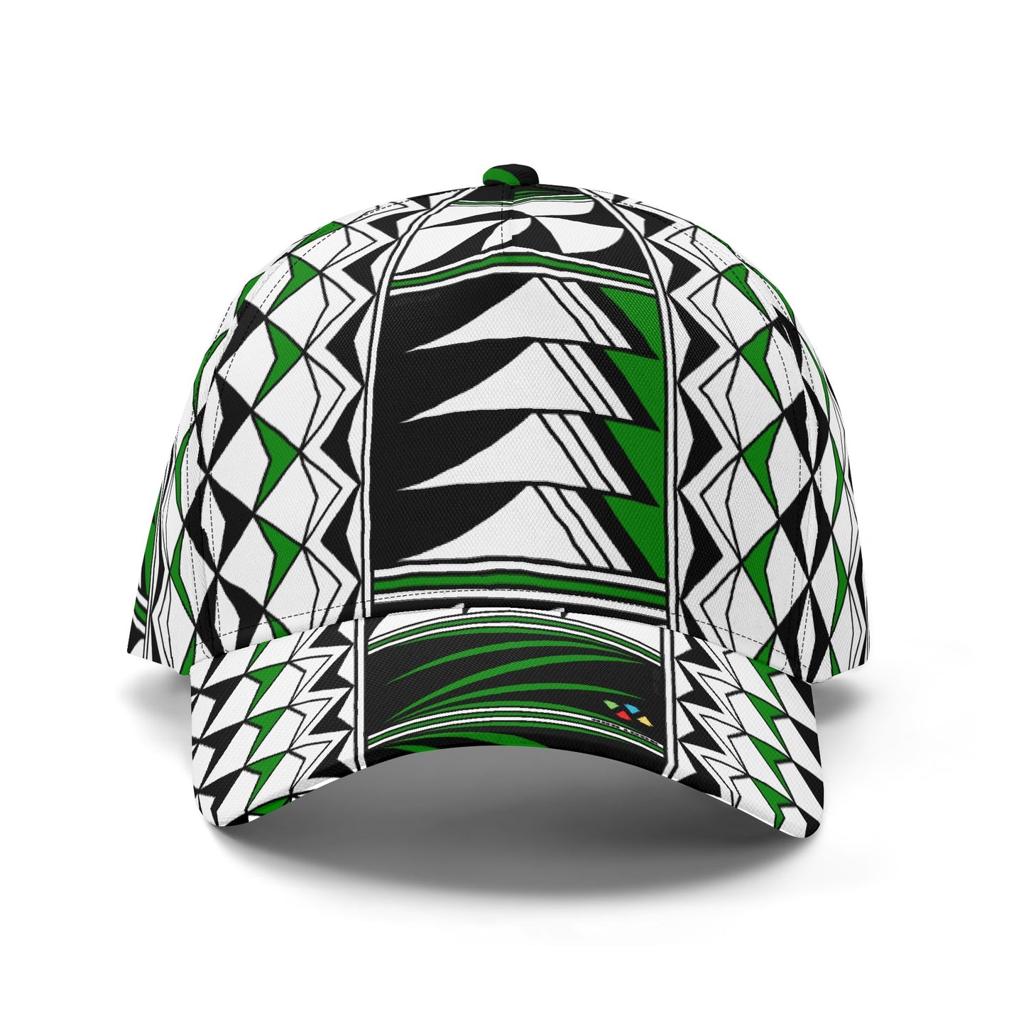 Blessed Feathers in Green Baseball Cap