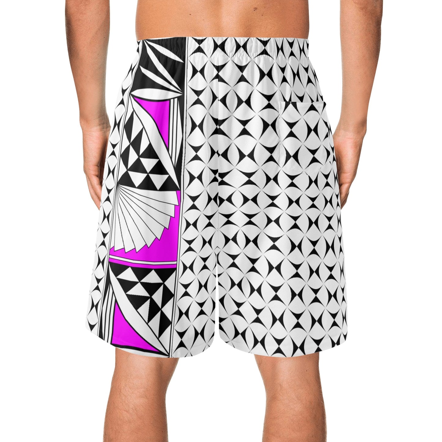 Southwest Sunrise in Pink Beach Shorts