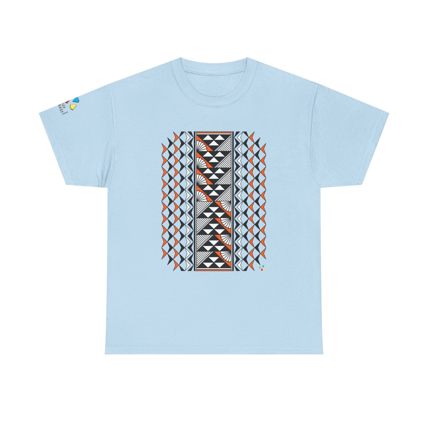 Sun and Rain in Orange Gildan Unisex Tee