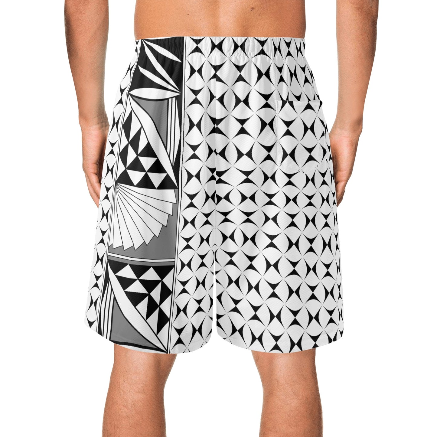 Southwest Sunrise in Gray Beach Shorts
