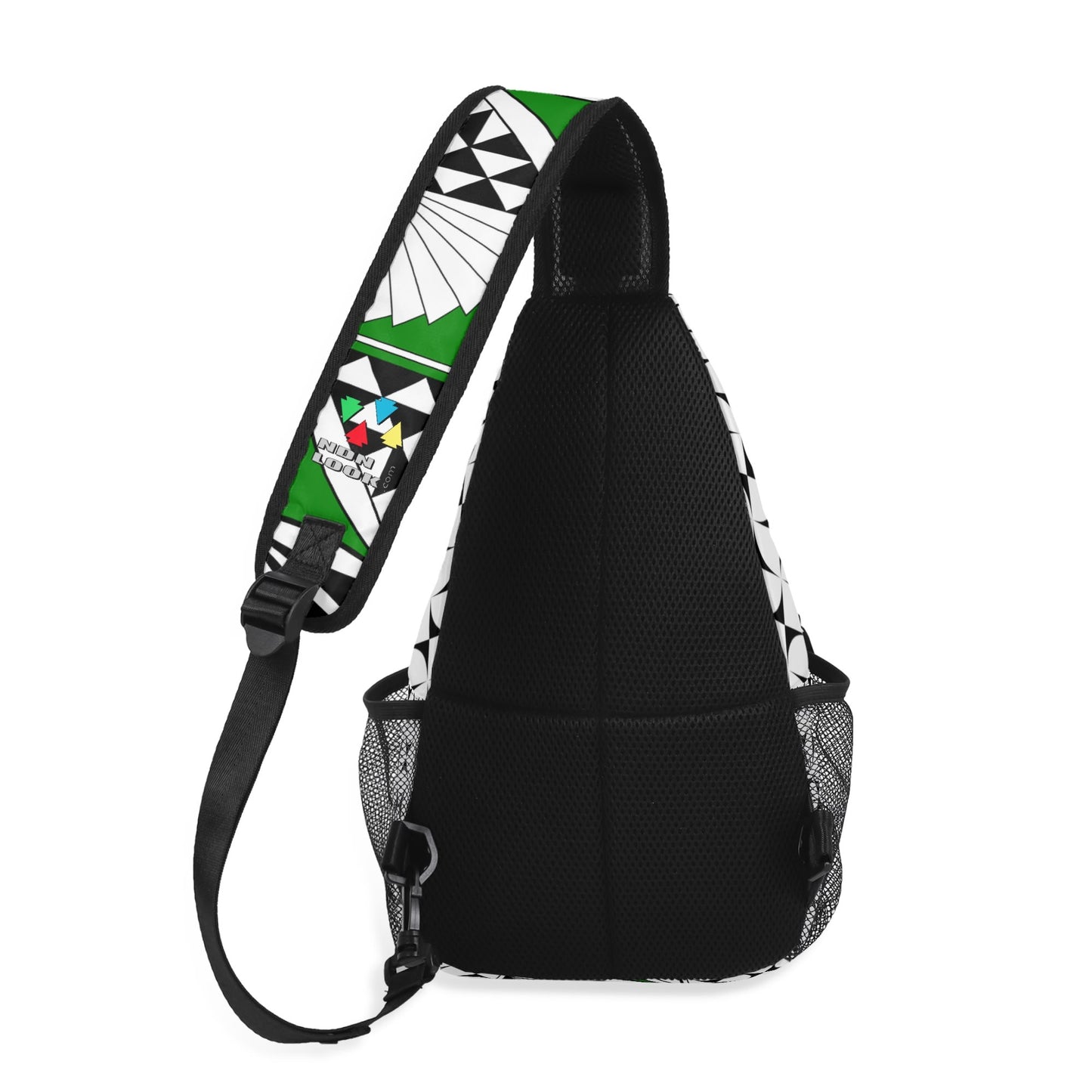 Southwest Sunrise in Green Crossbody Bag