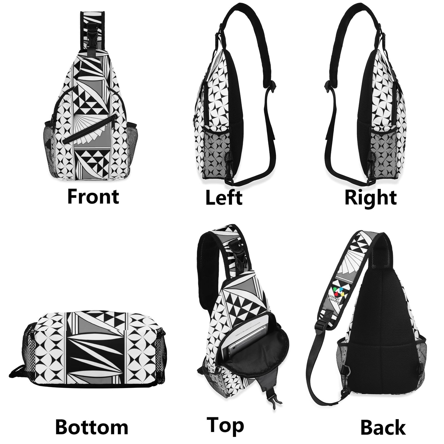 Southwest Sunrise in Gray Crossbody Bag