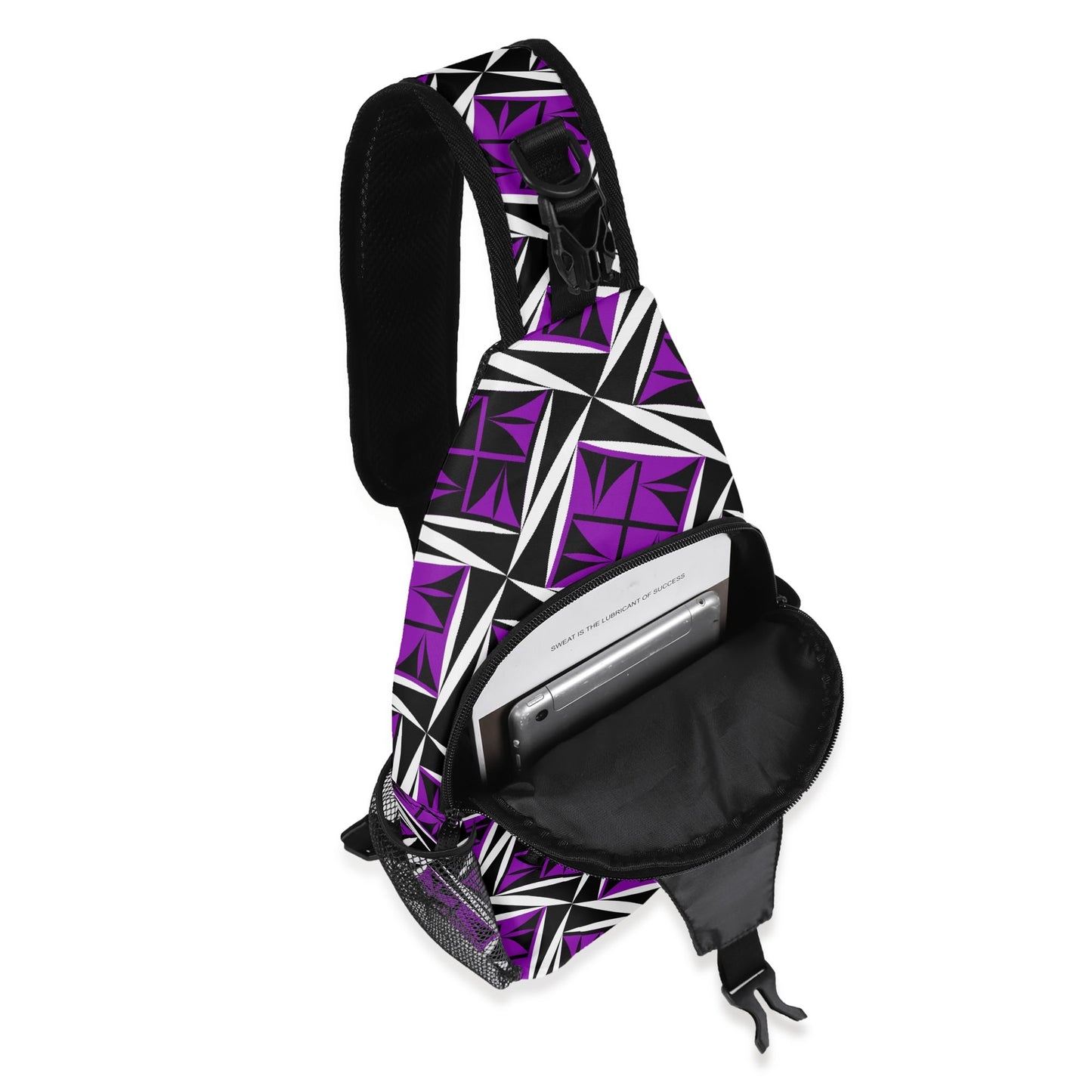 Sacred Winds in Purple Crossbody Bag
