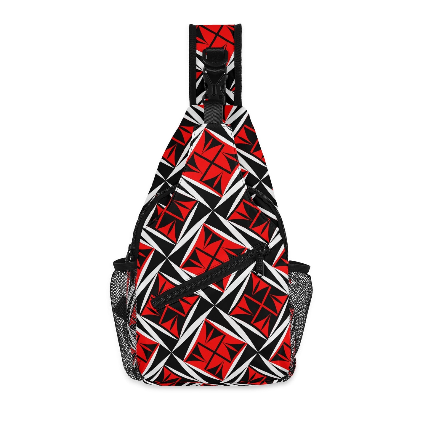 Sacred Winds in Red Crossbody Bag