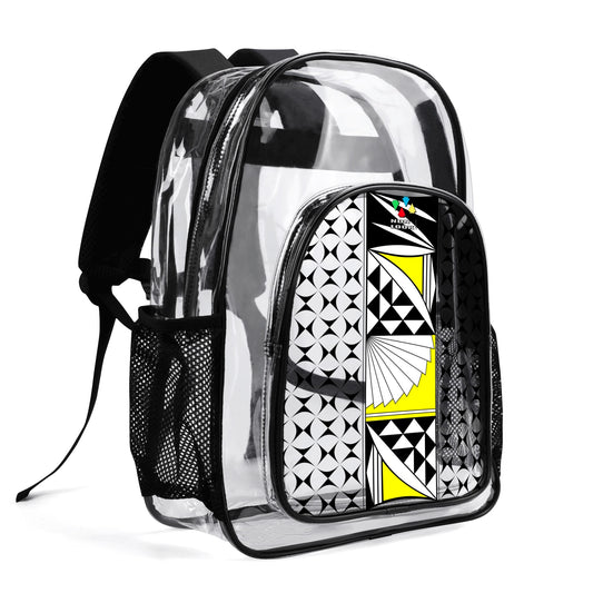 Southwest Sunrise in Yellow Transparent Backpack