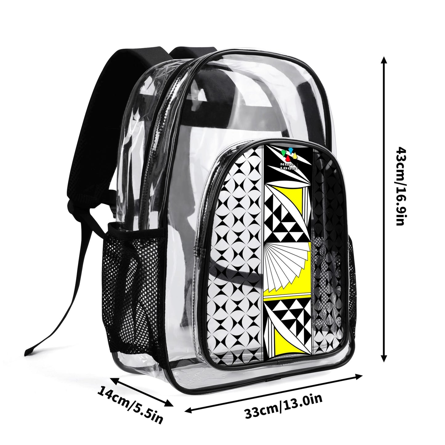 Southwest Sunrise in Yellow Transparent Backpack