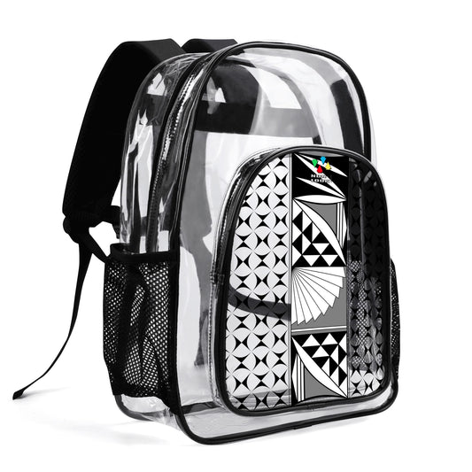Southwest Sunrise in Gray Transparent Backpack