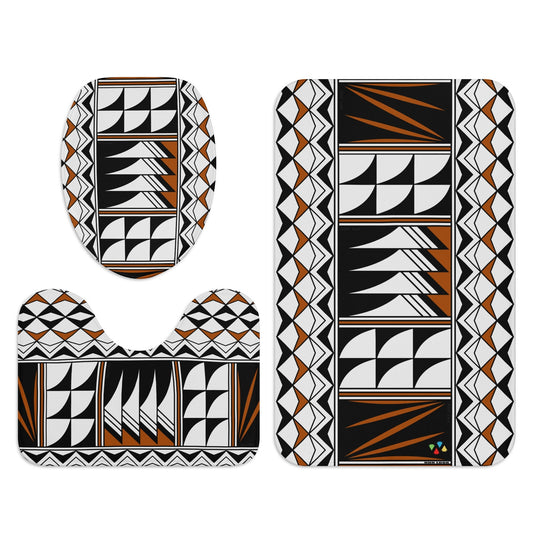 Sacred Winds in Rust Bath Rug Set