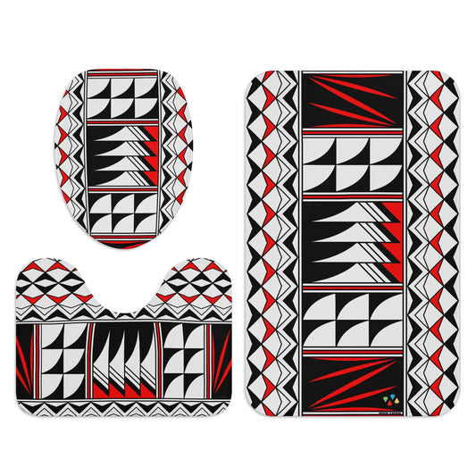 Sacred Winds in Rust Bath Rug Set