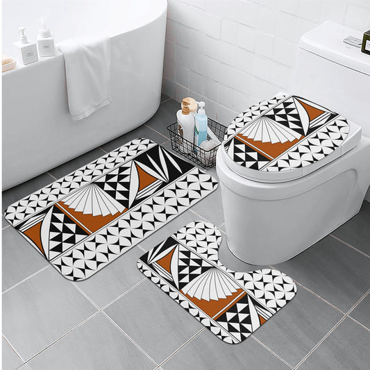 Southwest Sunrise in Rust Bath Rug Set