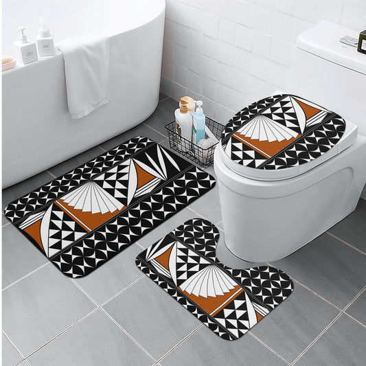 Southwest Sunset in Rust Bath Rug Set