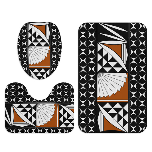 Southwest Sunset in Rust Bath Rug Set