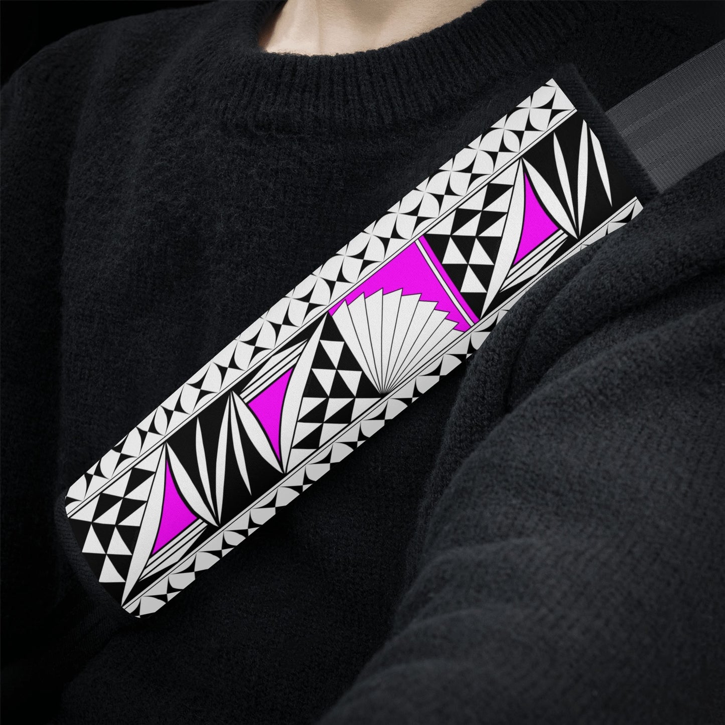 Southwest Sunrise in Pink Seat Belt Cover