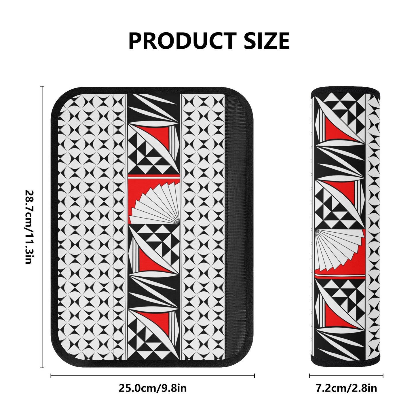 Southwest Sunrise in Red Seat Belt Cover