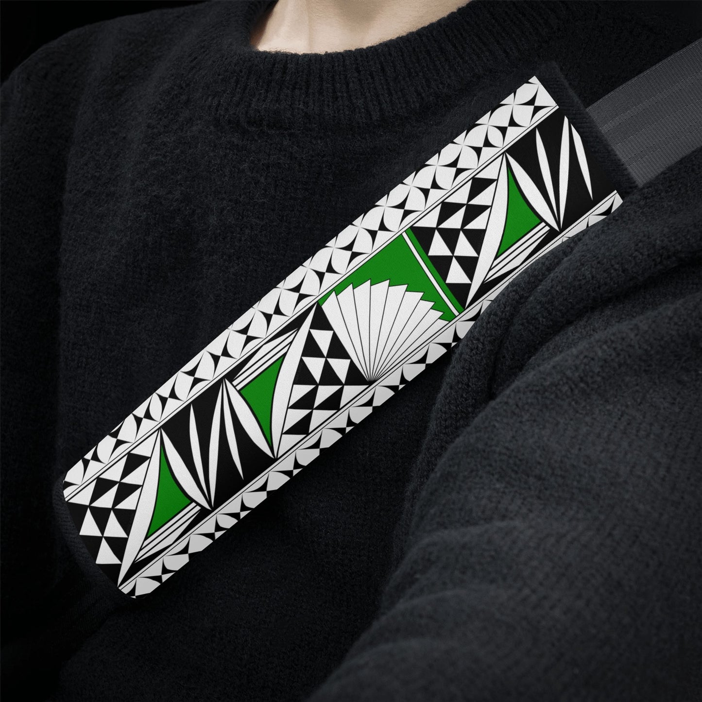 Southwest Sunrise in Green Seat Belt Cover