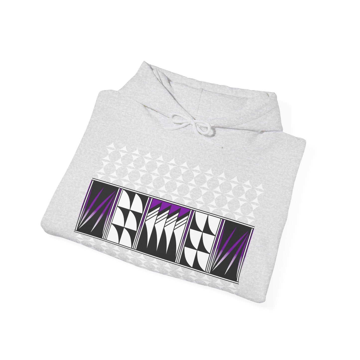 Blessed Feathers in Purple Unisex Hoodie