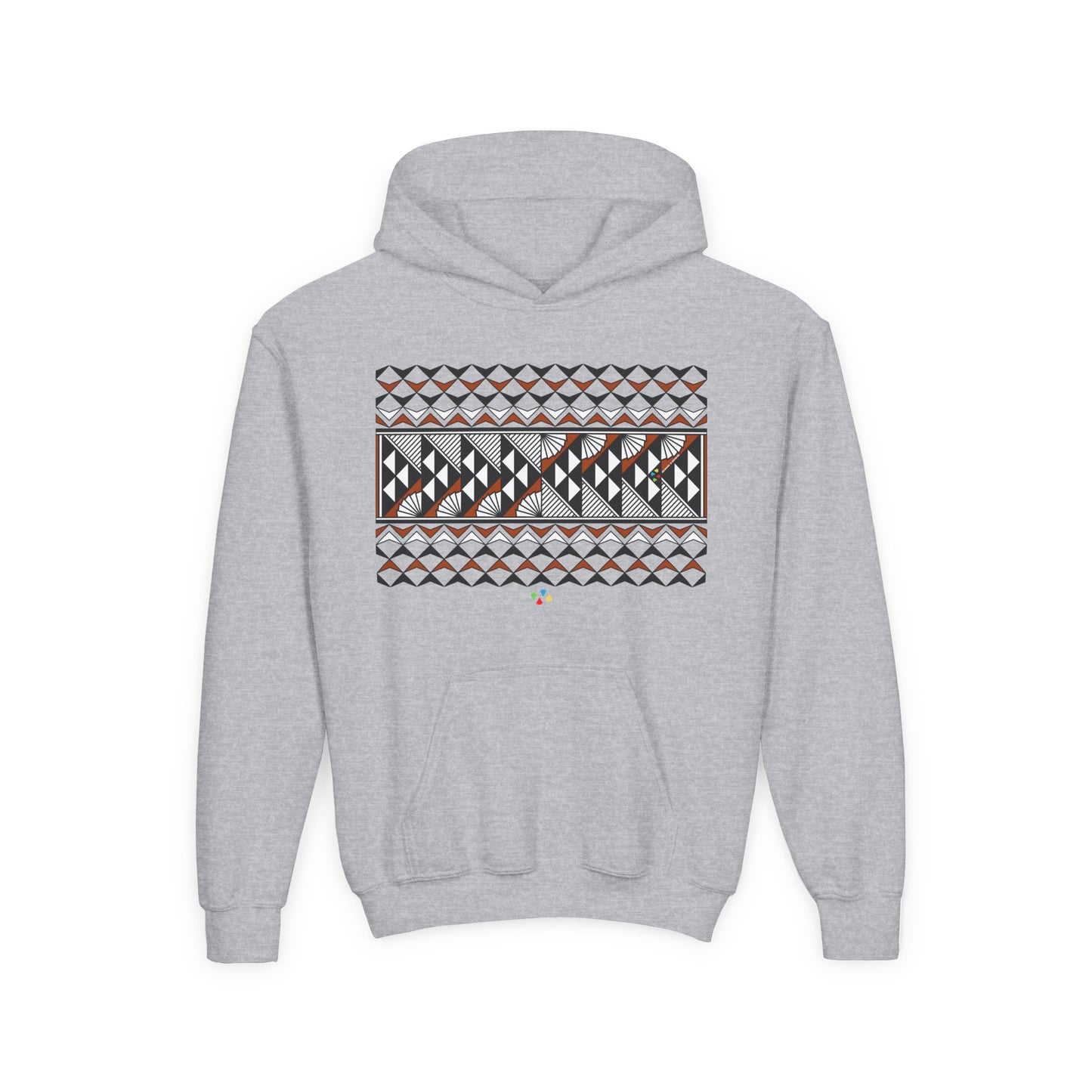 Rust Rain and Sun Youth Heavy Blend Hooded Sweatshirt