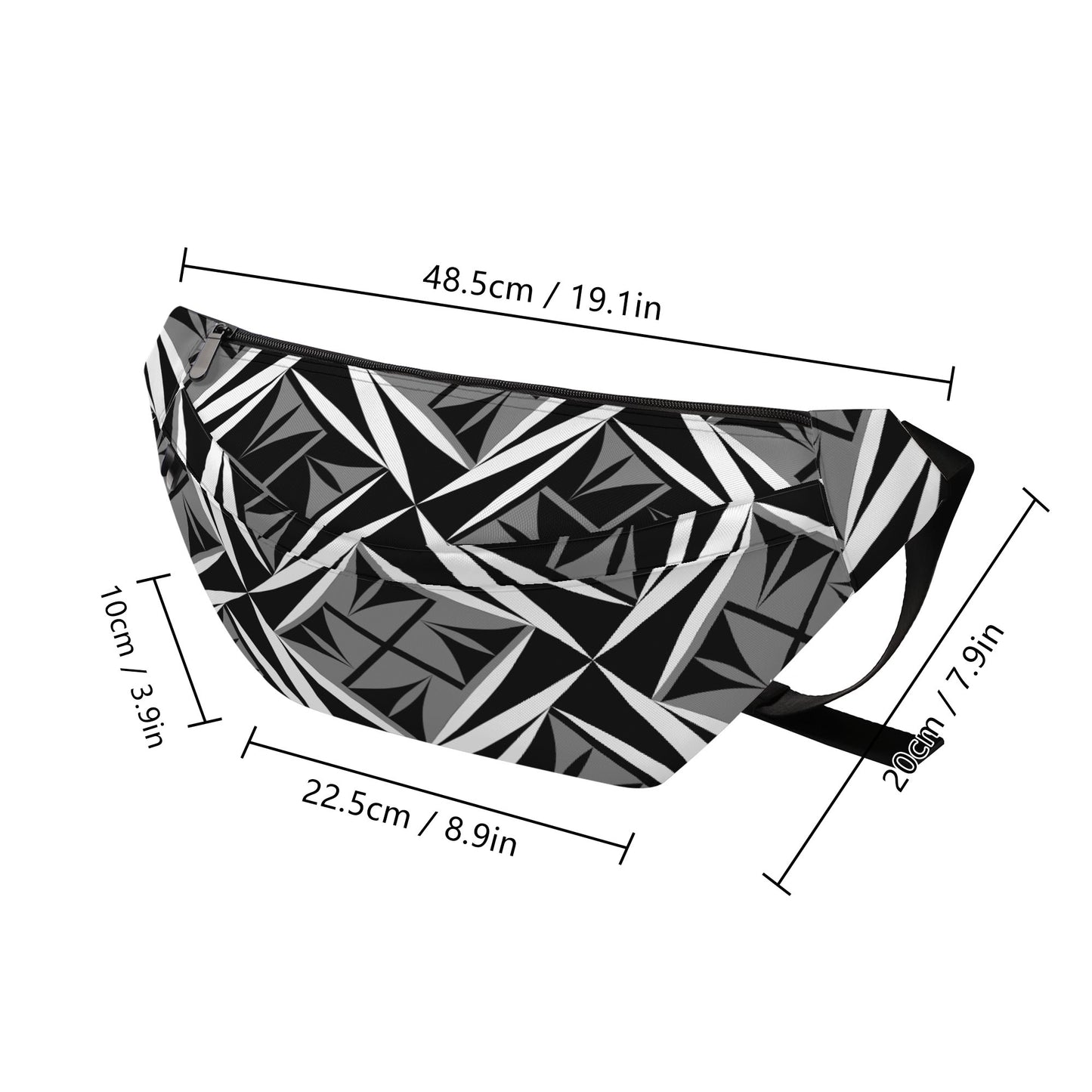 Sacred Winds in Gray Fanny Pack