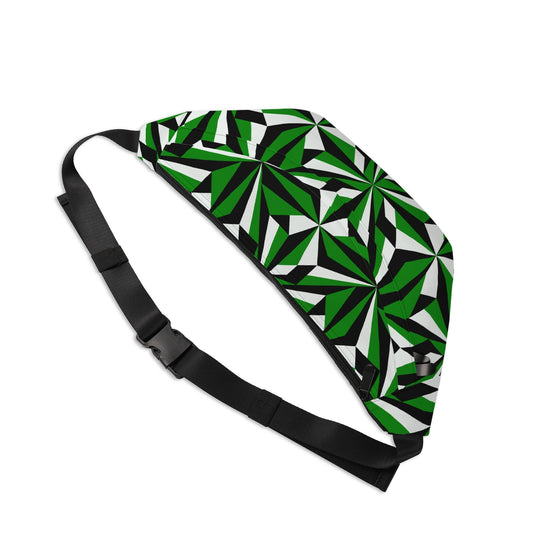 Desert Flowers in Green Fanny Pack