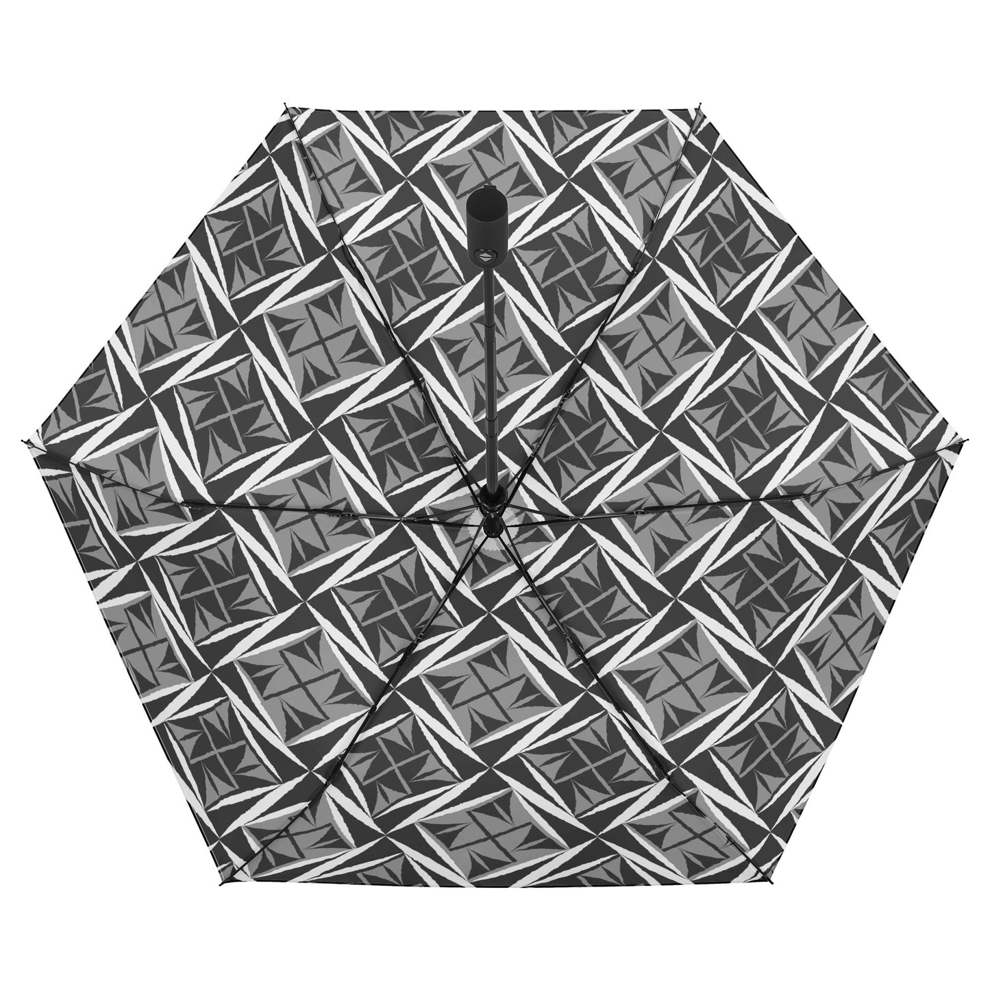 Sacred Winds in Gray - Auto Open & Close Umbrella