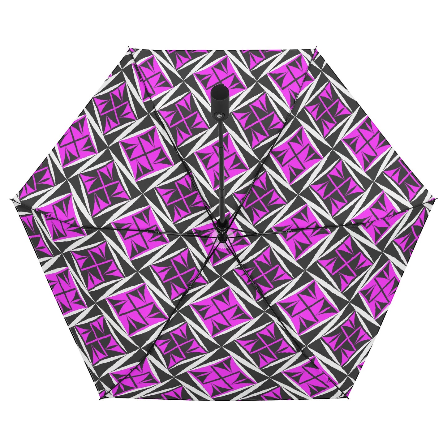 Sacred Winds in Pink - Auto Open & Close Umbrella