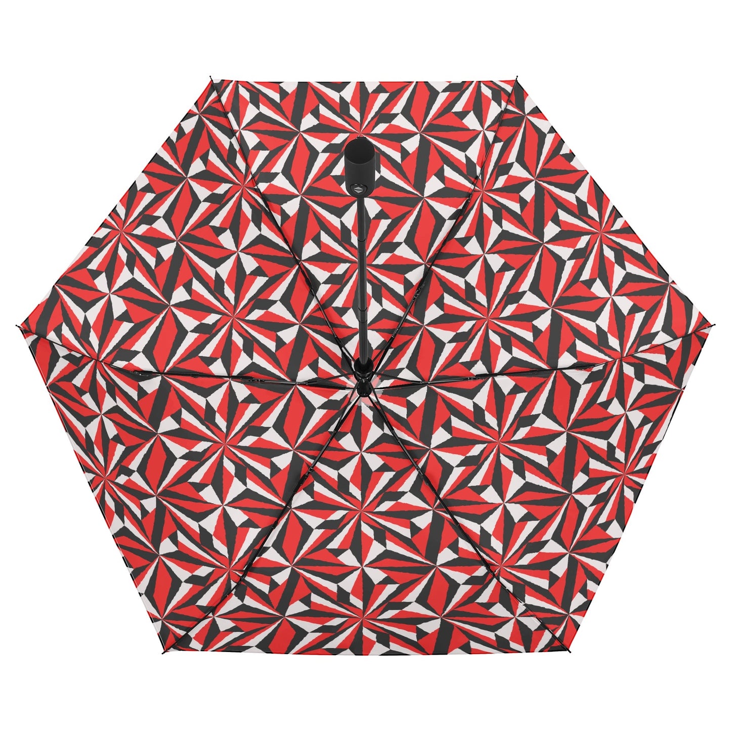 Desert Flowers in Red - Auto Open & Close Umbrella
