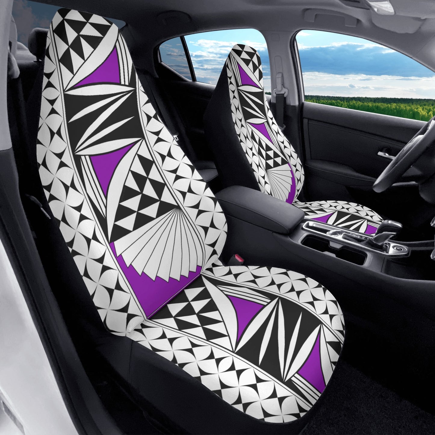 Southwest Sunrise in Purple Auto Seat Covers