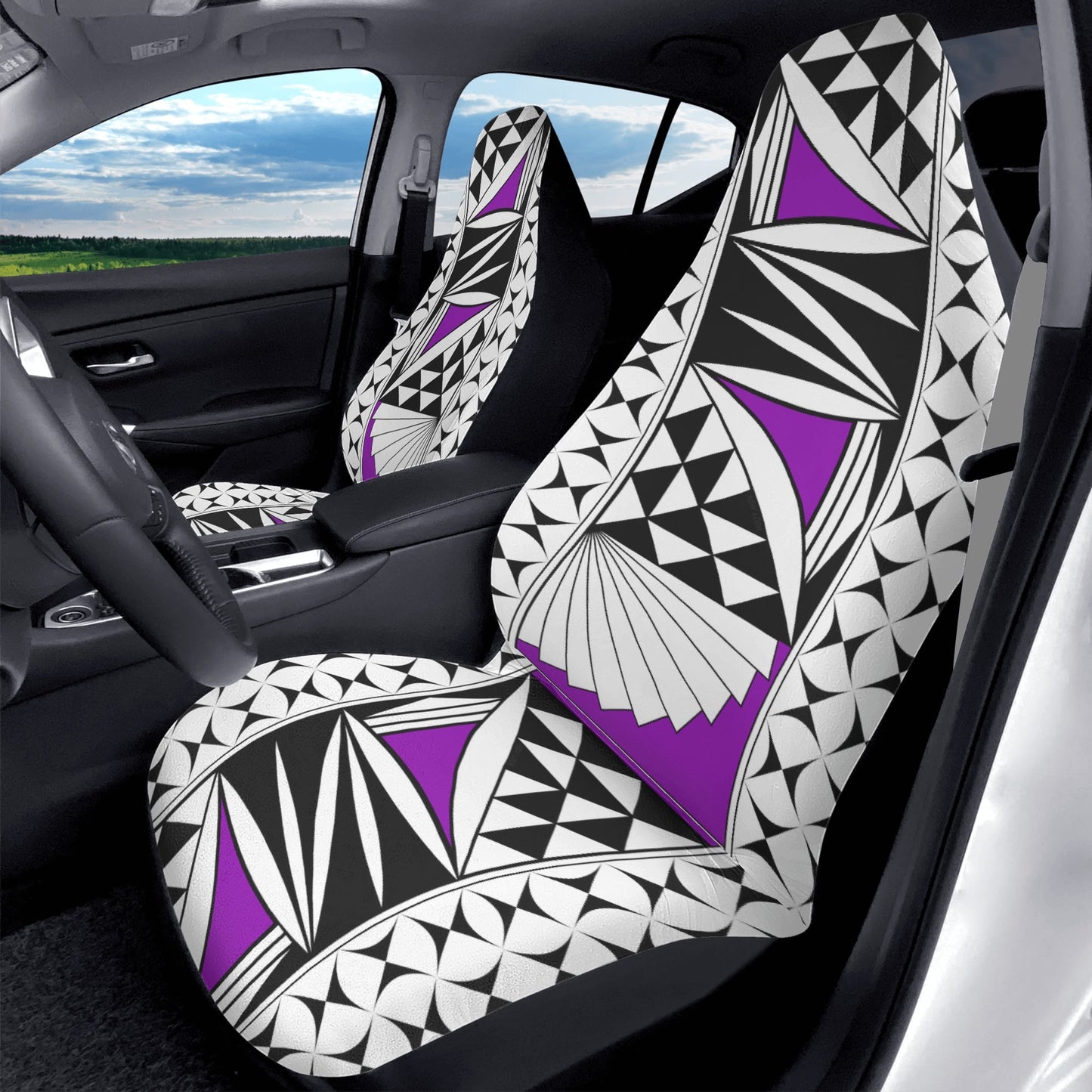 Southwest Sunrise in Purple Auto Seat Covers