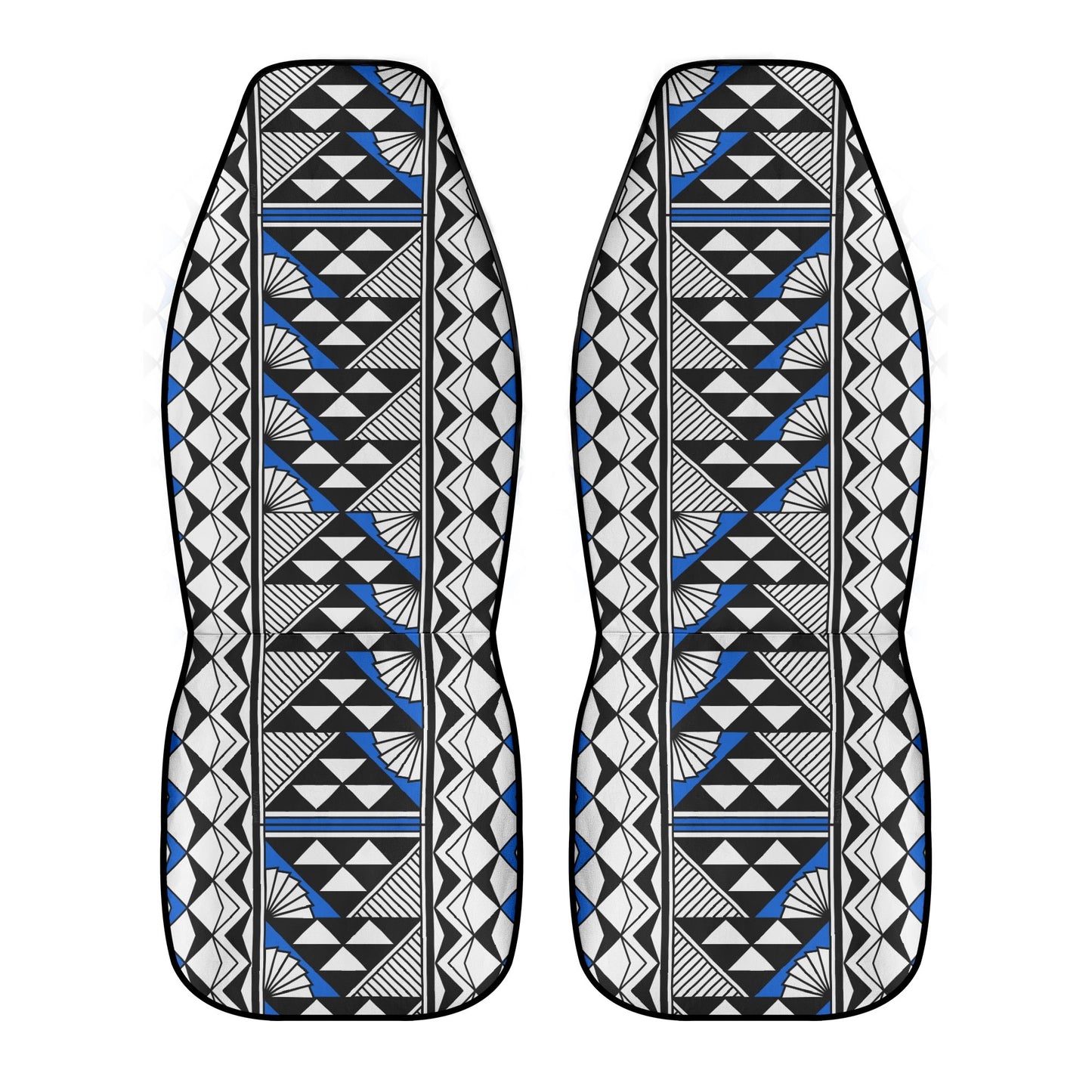 Sun and Rain in Blue Auto Seat Covers