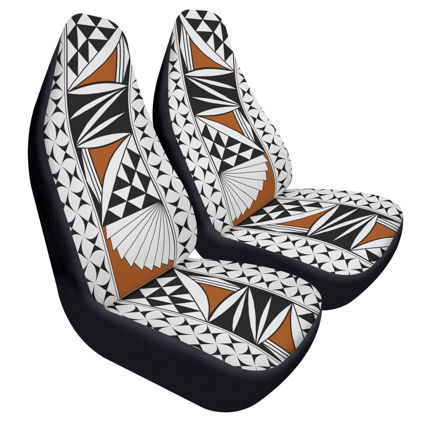 Southwest Sunrise in Rust Auto Seat Covers